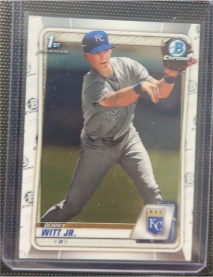 2020 Bowman Chrome Prospects #BCP-25 Bobby Witt Jr. — front