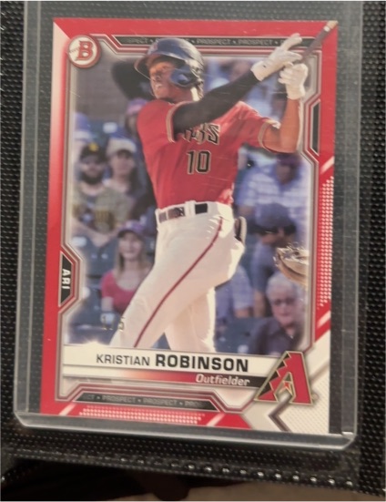 2021 Bowman #BCP-136 Kristian Robinson — front
