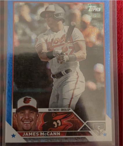 2023 Topps Chrome Update #USC7 James McCann — front