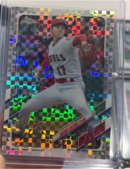 2021 Topps Chrome #159 Shohei Ohtani — front