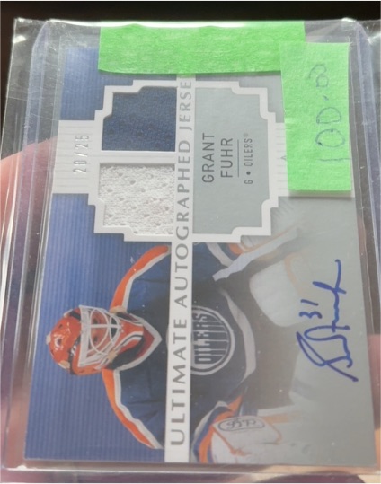 2007-08 Upper Deck Ultimate Collection #AJ-GF Grant Fuhr — front