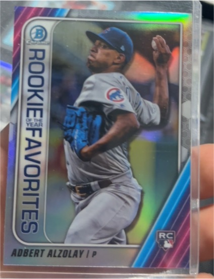 2020 Bowman Rookie of the Year Favorites #ROYF-AA Adbert Alzolay — front
