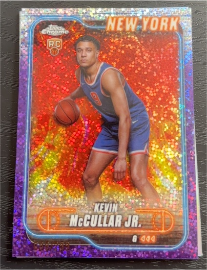 2024-25 Topps Chrome #150 Kevin McCullar Jr. — front
