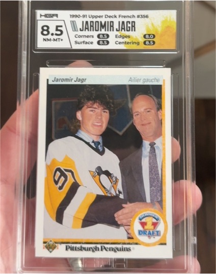 1990-91 Upper Deck French #356 Jaromir Jagr — front