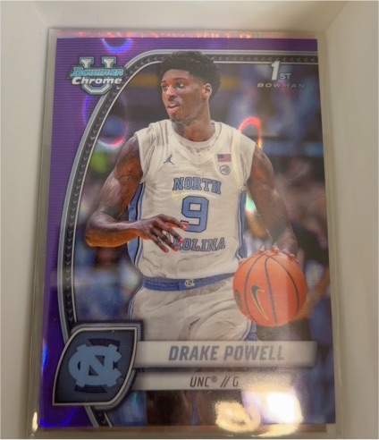 2024-25 Bowman University Chrome #69 Drake Powell — front