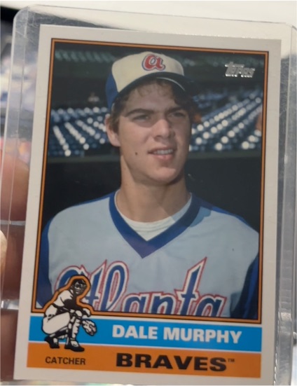 1987 Topps #100 Dale Murphy — front