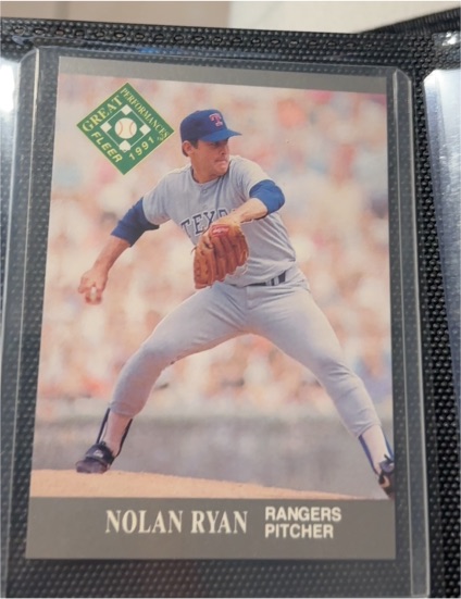 1991 Fleer Great Performances #395 Nolan Ryan — front