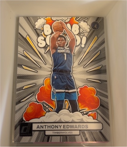 2023-24 Panini Donruss Bomb Squad #6 Anthony Edwards — front