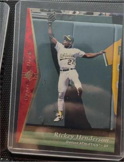 1995 Upper Deck SP #182 Rickey Henderson — front