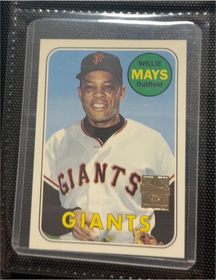 1969 Topps #190 Willie Mays — front