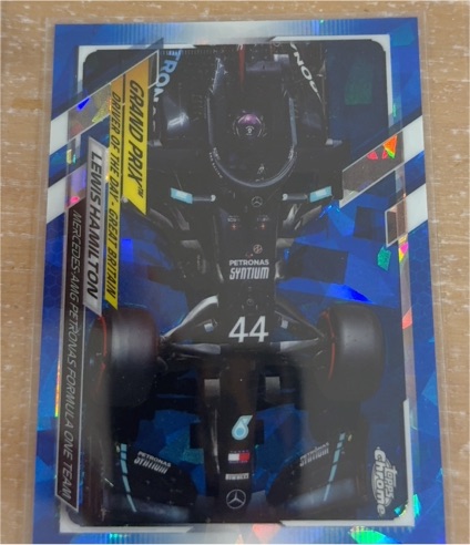 2021 Topps Chrome Formula 1 #166 Lewis Hamilton — front