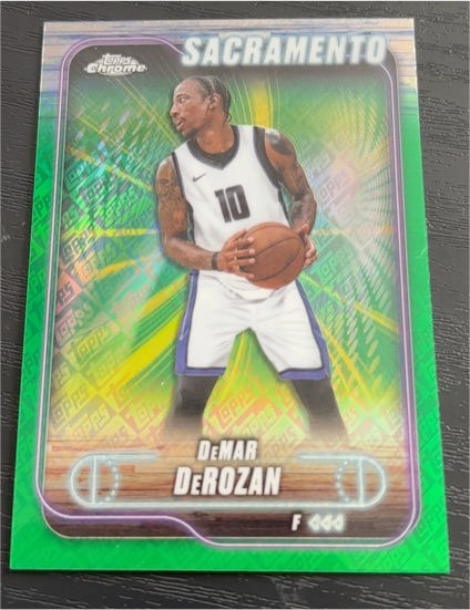 2024-25 Topps Chrome #55 DeMar DeRozan — front