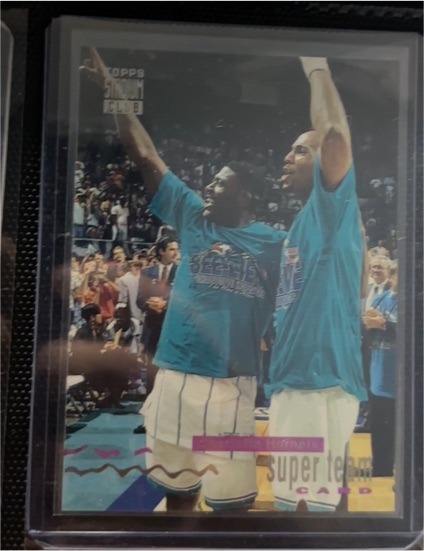 1993-94 Topps Stadium Club Super Teams #3 Charlotte Hornets — front