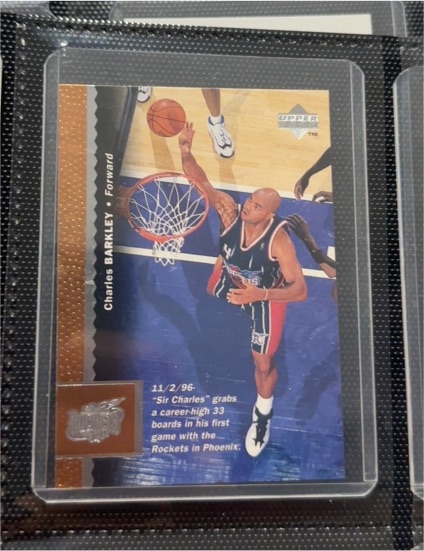 1996-97 Upper Deck #223 Charles Barkley Houston Rockets — front