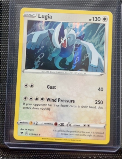 2020 Pokémon #132 Lugia — front