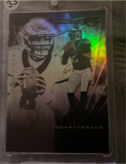 2020 Panini Illusions #11 Jalen Hurts Rookie Card — front