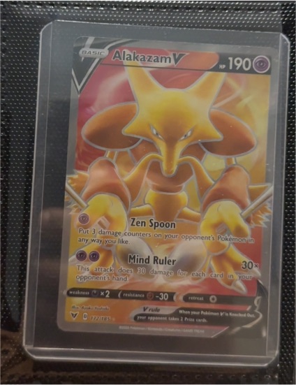 2020 Pokémon Vivid Voltage #172 Alakazam V — front