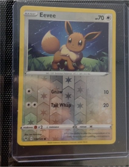 2020 Pokémon Sword & Shield Vivid Voltage #130 Eevee — front