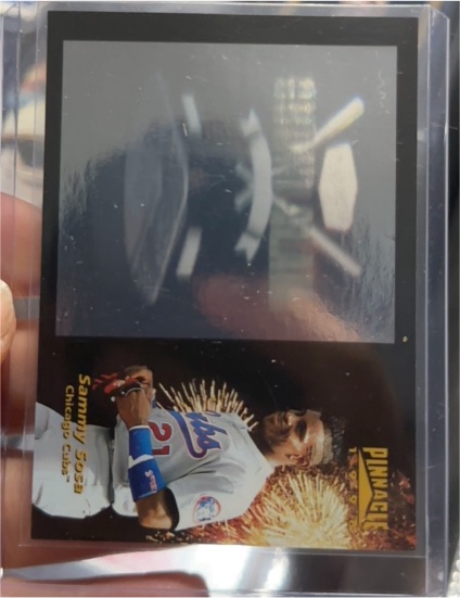 1996 Pinnacle Denny's Grand Slam Holograms #5 Sammy Sosa — front