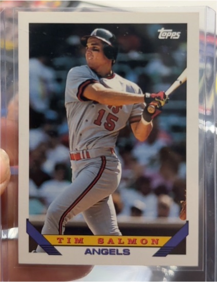 1993 Topps #20 Tim Salmon — front