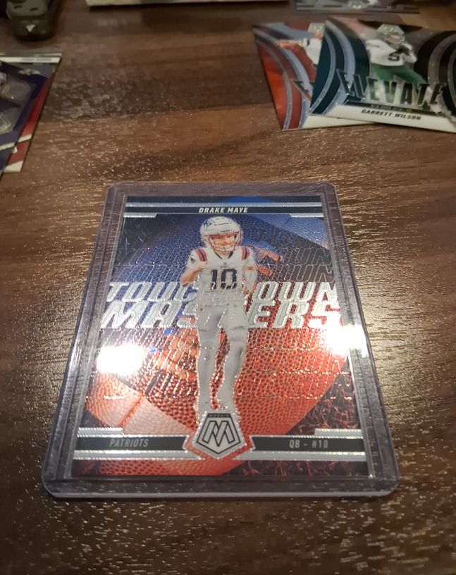 2025 Panini Mosaic Touchdown Masters #9 Drake Maye — front