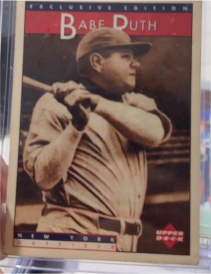 1995 Upper Deck Sonic #3 Babe Ruth — front