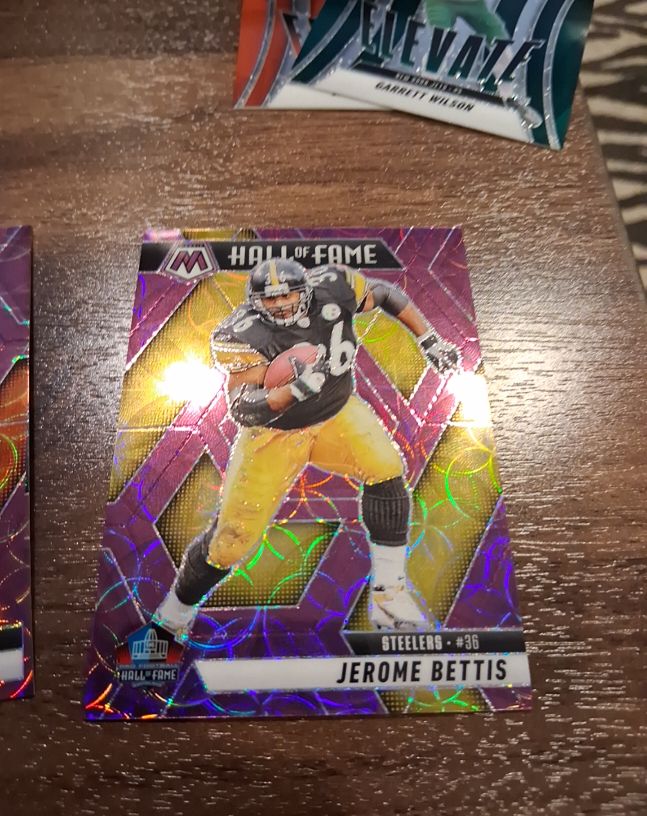 2025 Panini Mosaic Hall of Fame #298 Jerome Bettis — front