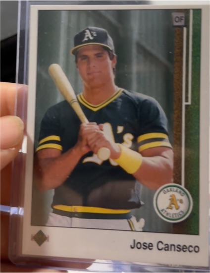 1989 Upper Deck #371 Jose Canseco — front