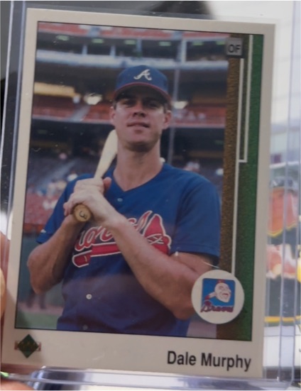 1989 Upper Deck #357 Dale Murphy Atlanta Braves — front