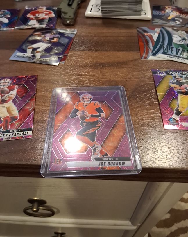 2024 Panini Mosaic Purple Scope Joe Burrow — front