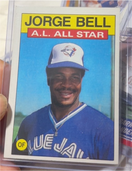 1986 Topps #718 Jorge Bell — front