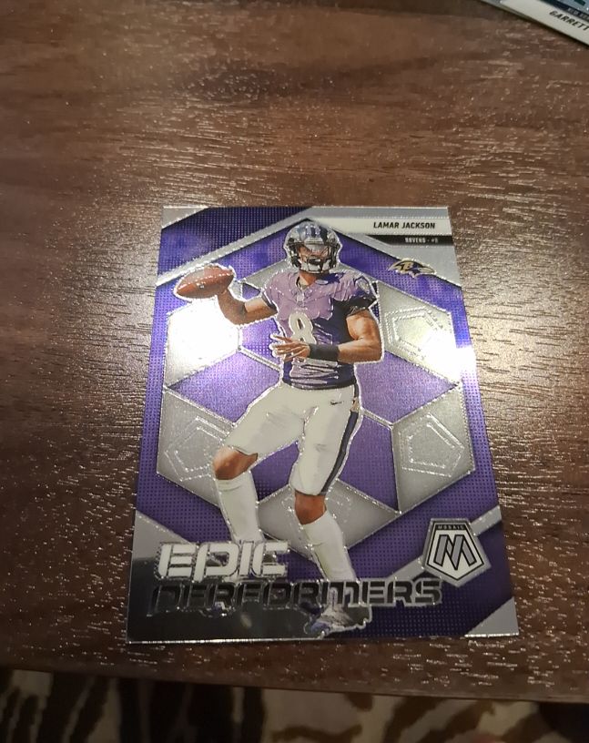 2025 Panini Mosaic #3 Lamar Jackson — front