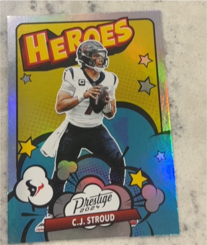 2024 Panini Prestige #2 C.J. Stroud Heroes — front