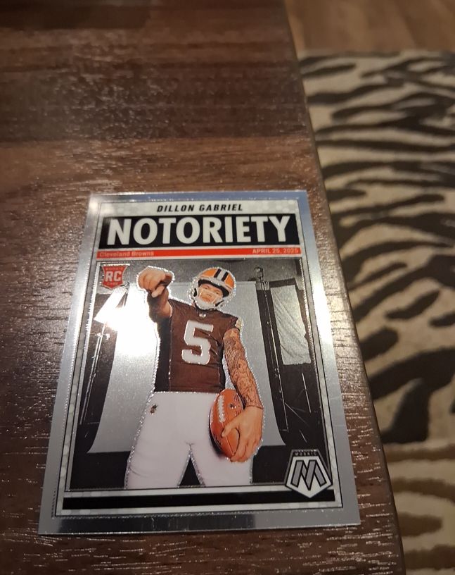 2025 Panini Mosaic #19 Dillon Gabriel Notoriety Rookie — front