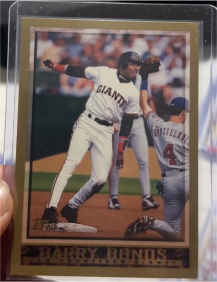 1998 Topps #317 Barry Bonds — front
