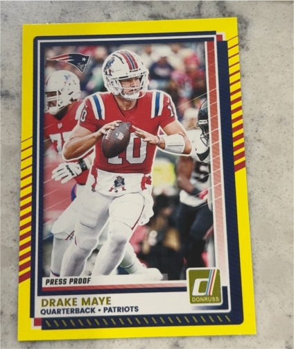 2025 Donruss #58 Drake Maye — front