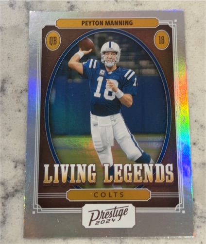 2024 Panini Prestige #LL-PMG Peyton Manning Living Legends — front