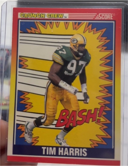 1990 Score #555 Tim Harris — front