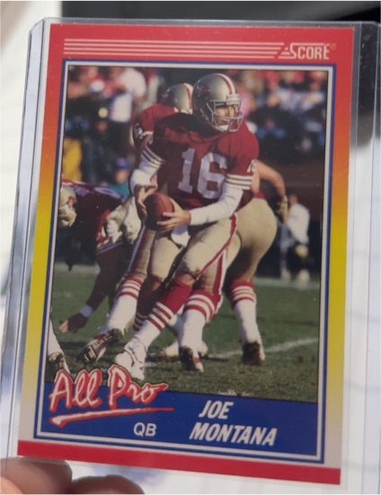 1990 Score All Pro #582 Joe Montana — front