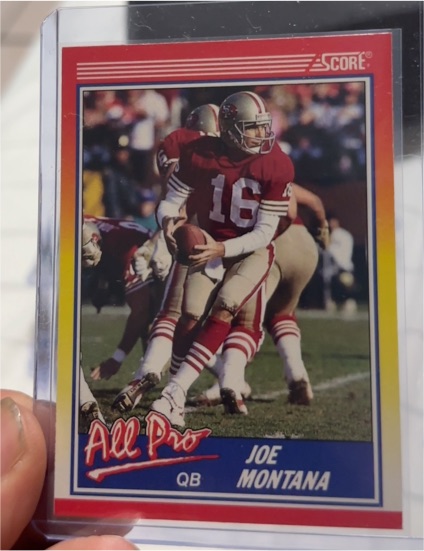 1990 Score All Pro #582 Joe Montana — front