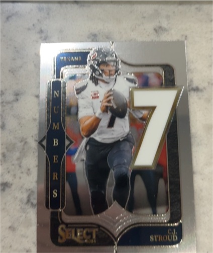 2024 Panini Select #18 C.J. Stroud Select Numbers — front