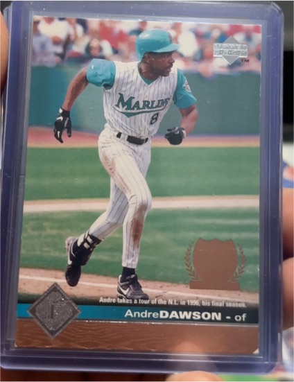1997 Upper Deck #80 Andre Dawson Final Tribute — front