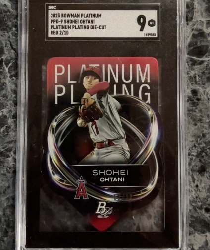 2023 Bowman Platinum #PPD-9 Shohei Ohtani — front