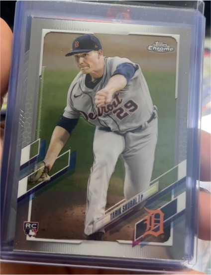 2021 Topps Chrome #103 Tarik Skubal — front