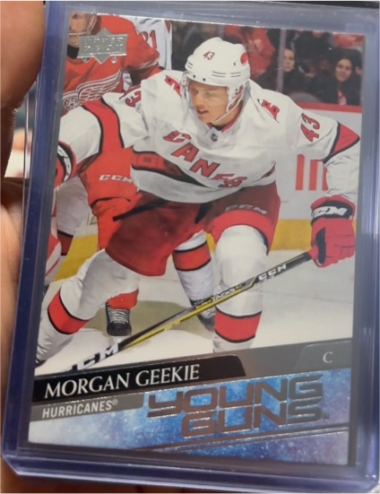 2020-21 Upper Deck #210 Morgan Geekie — front
