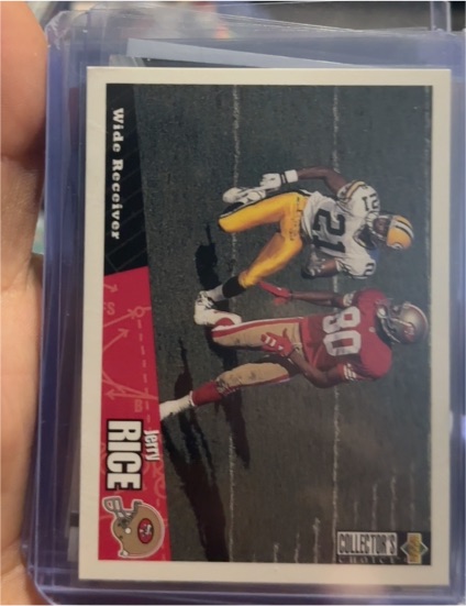 1996 Collector's Choice #104 Jerry Rice — front