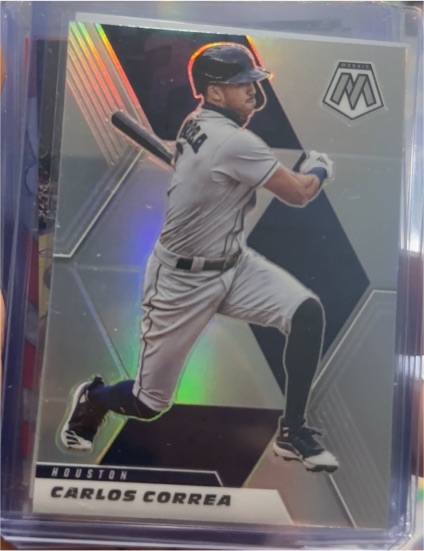2021 Panini Mosaic #107 Carlos Correa — front