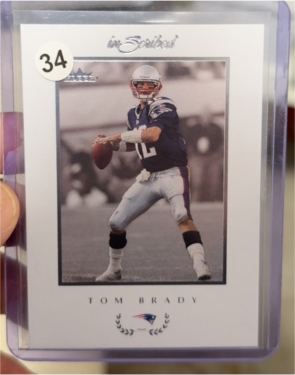 2004 Fleer inScribed #59 Tom Brady — front