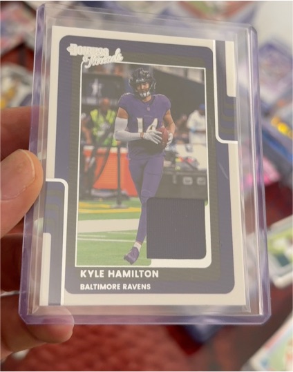 2025 Donruss Threads #DTH-KHN Kyle Hamilton — front