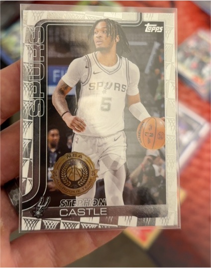 2025-26 Topps #197 Stephon Castle — front